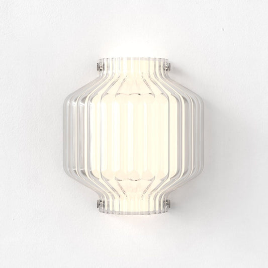 Toro Clear Glass Wall Light