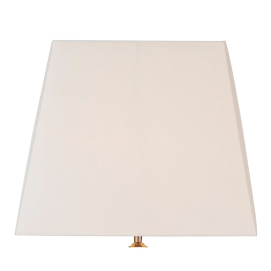 Ivory Silk Tapered Square Shade