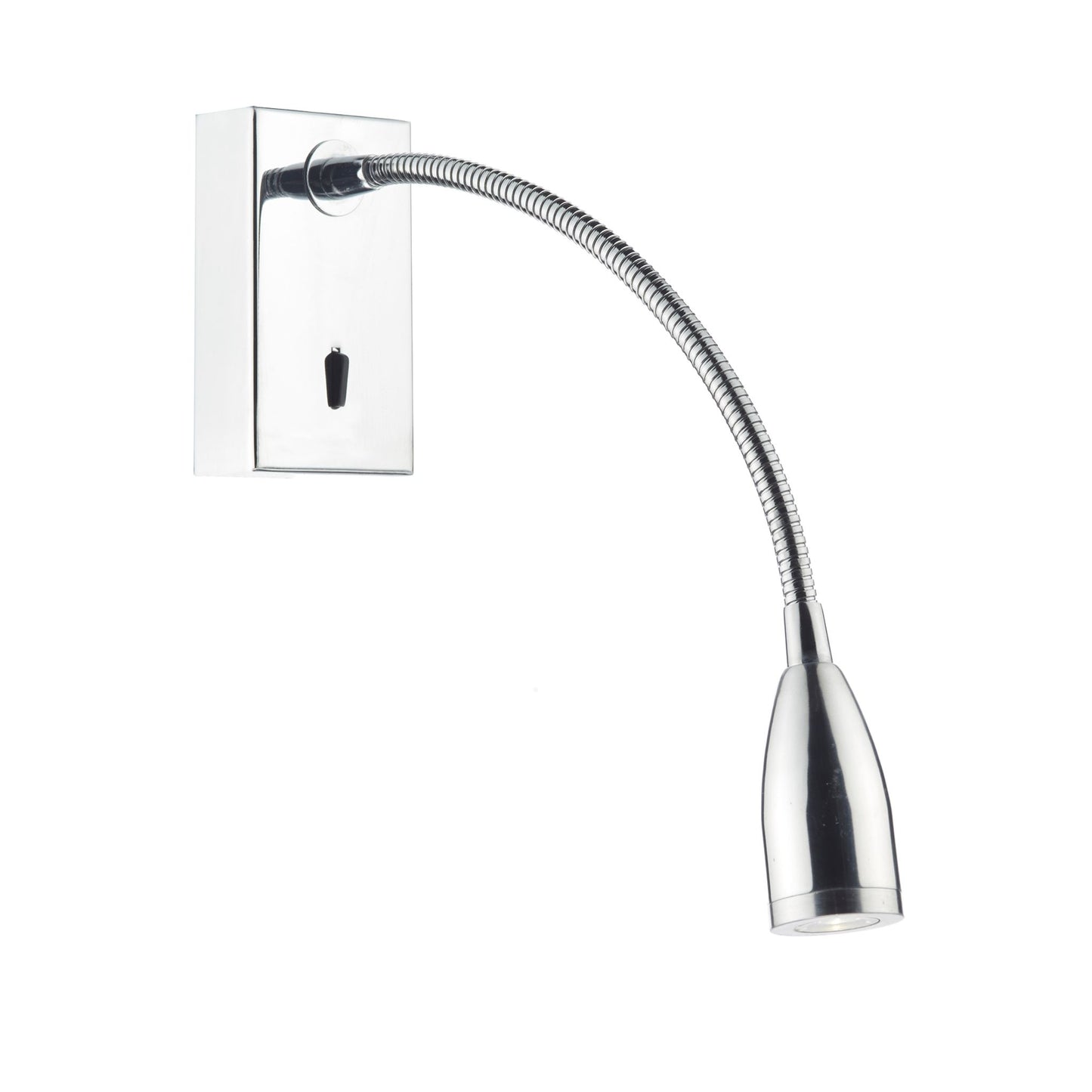 Tadley LED Wall Bracket Gooseneck Polished Chrome