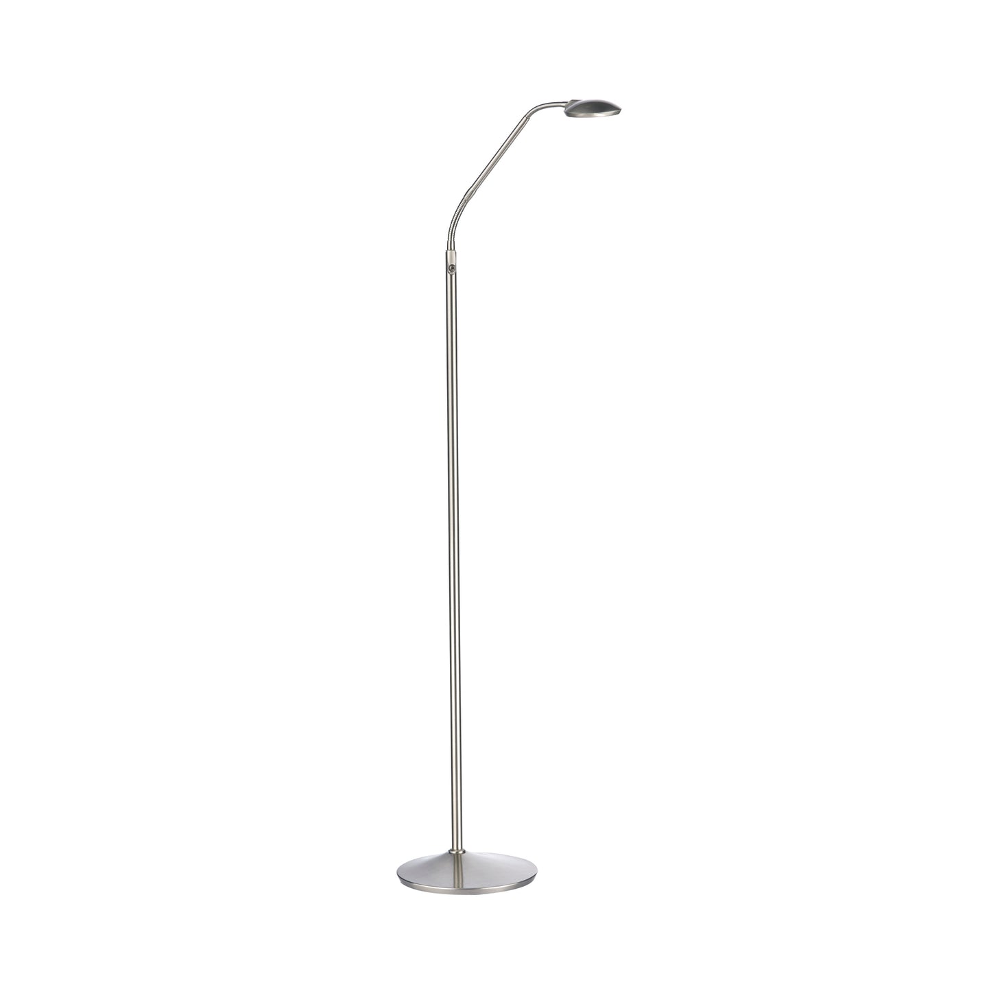 Wellington LED Floor Lamp Satin Chrome