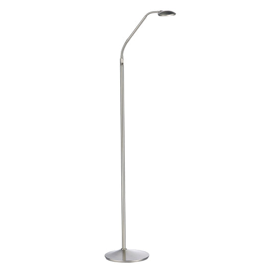 Wellington LED Floor Lamp Satin Chrome