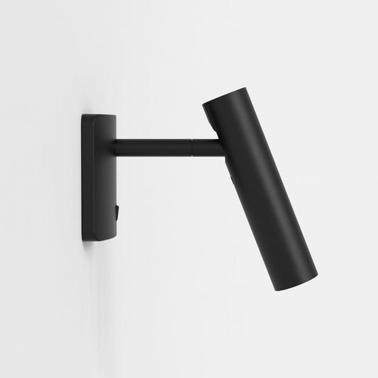 Leda Single Wall Spotlight in Matt Black