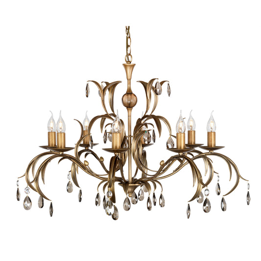 Lily 8-Light Chandelier Bronze Patina