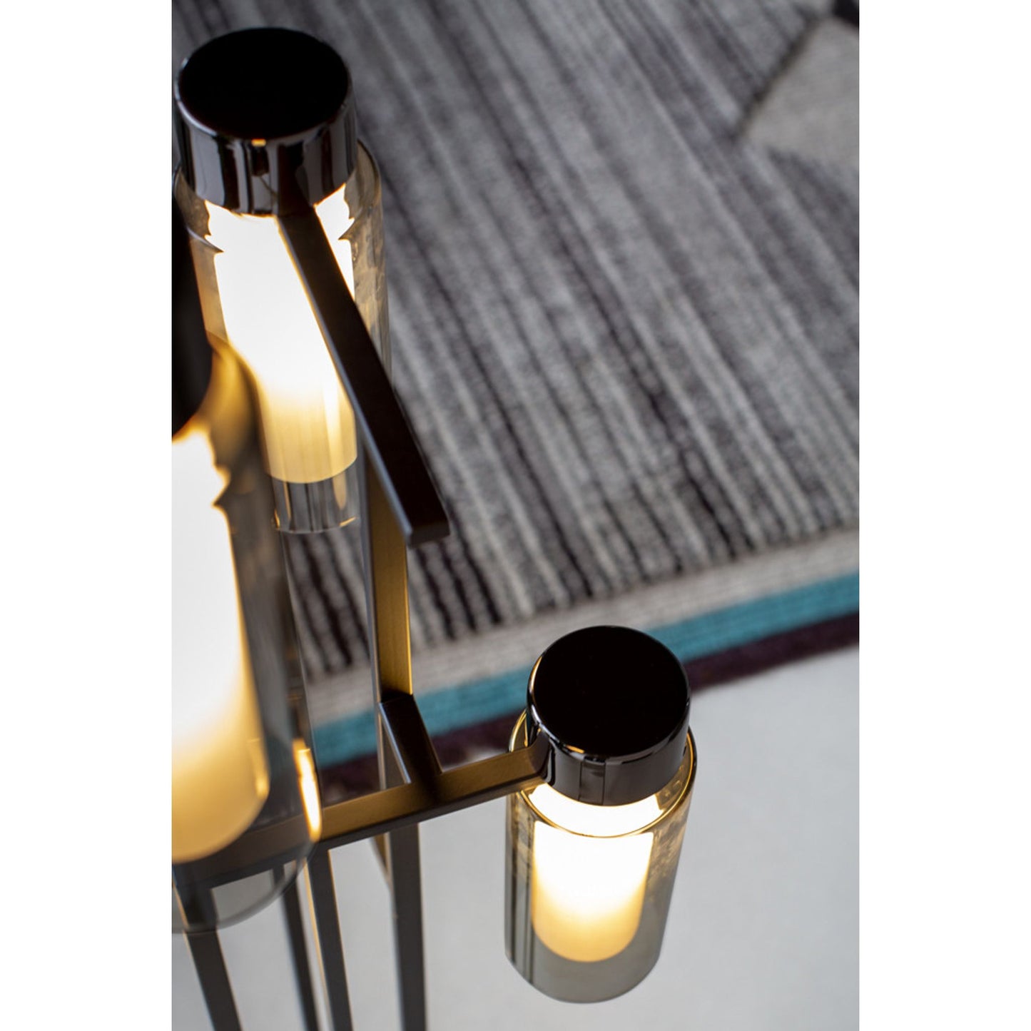 Osman 4-Light Table Lamp in Matt Black