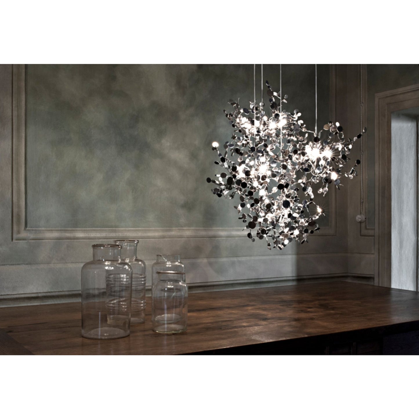 Argent 4 Round Multi Light LED Pendant