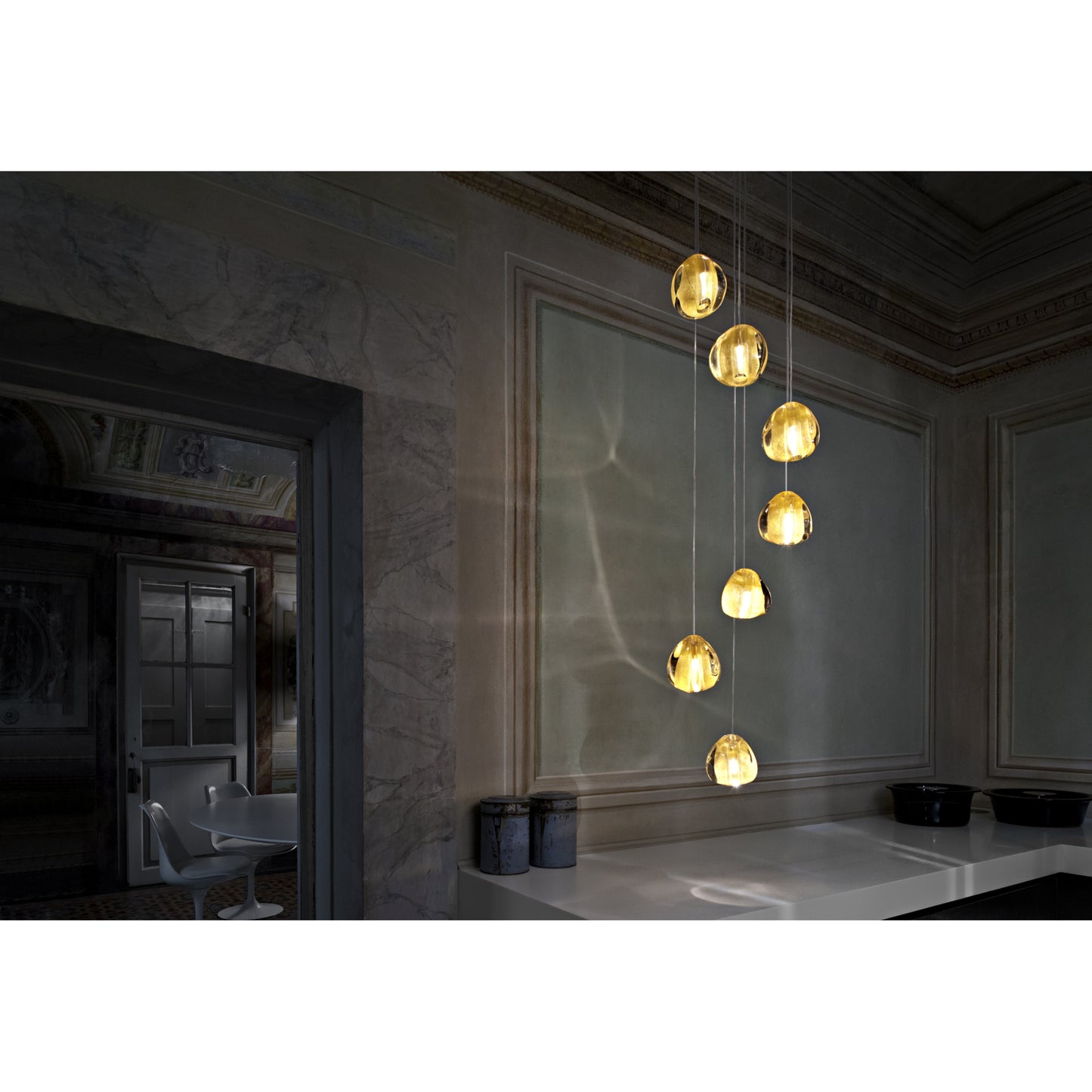 Mizu 7-Light LED Pendant