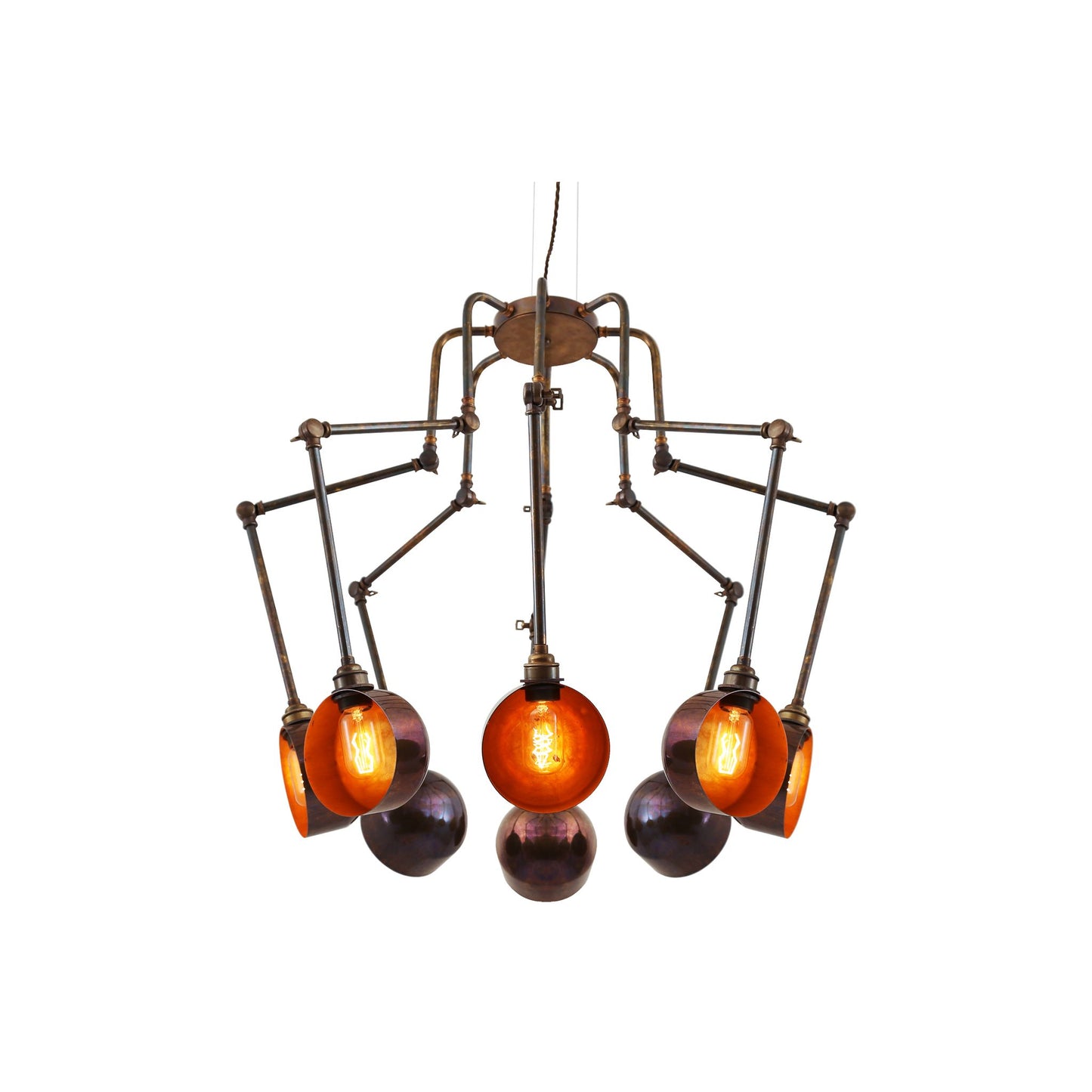 San Jose 8-Light Adjustable Modern Chandelier with Adjustable Arms