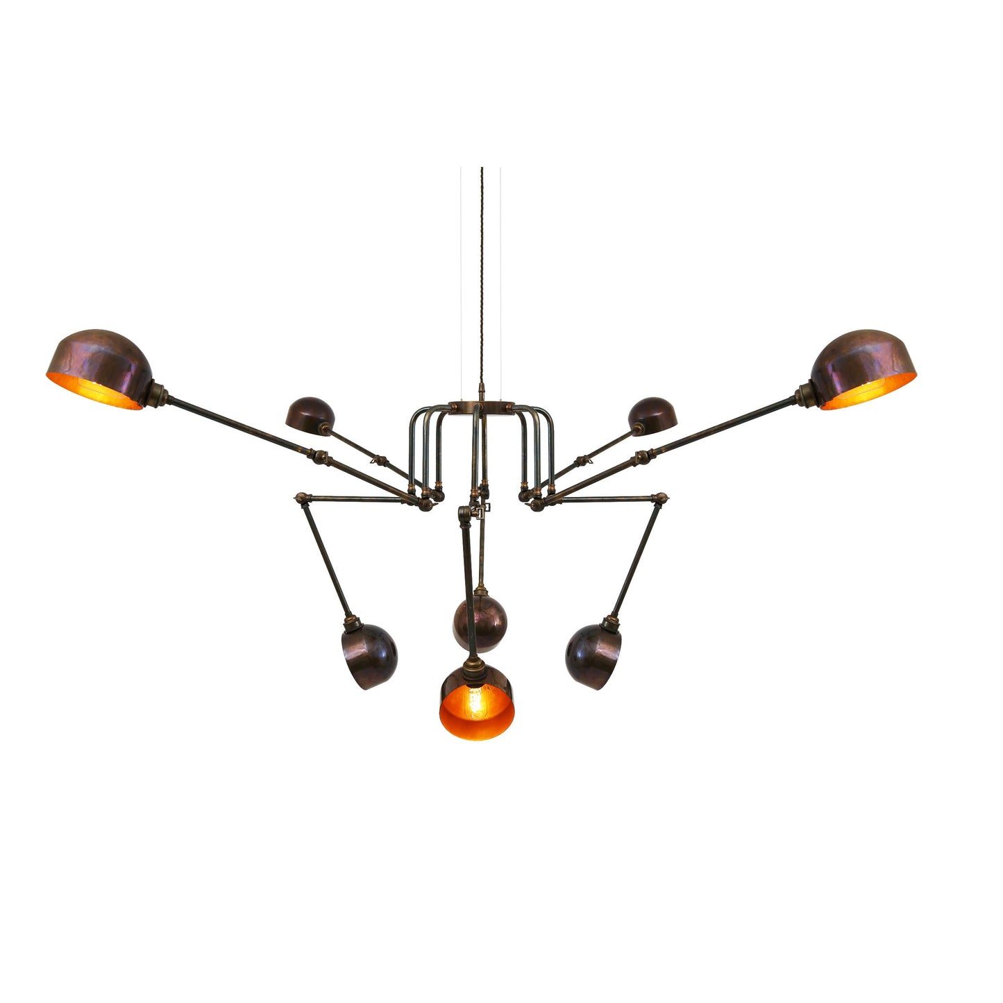 San Jose 8-Light Adjustable Modern Chandelier with Adjustable Arms