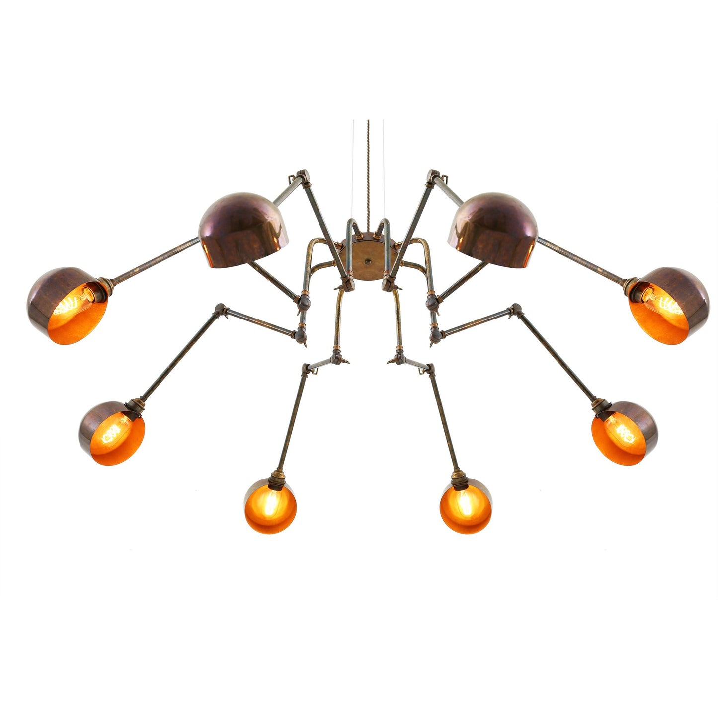 San Jose 8-Light Adjustable Modern Chandelier with Adjustable Arms