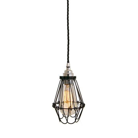 Praia Industrial Cage Pendant Light