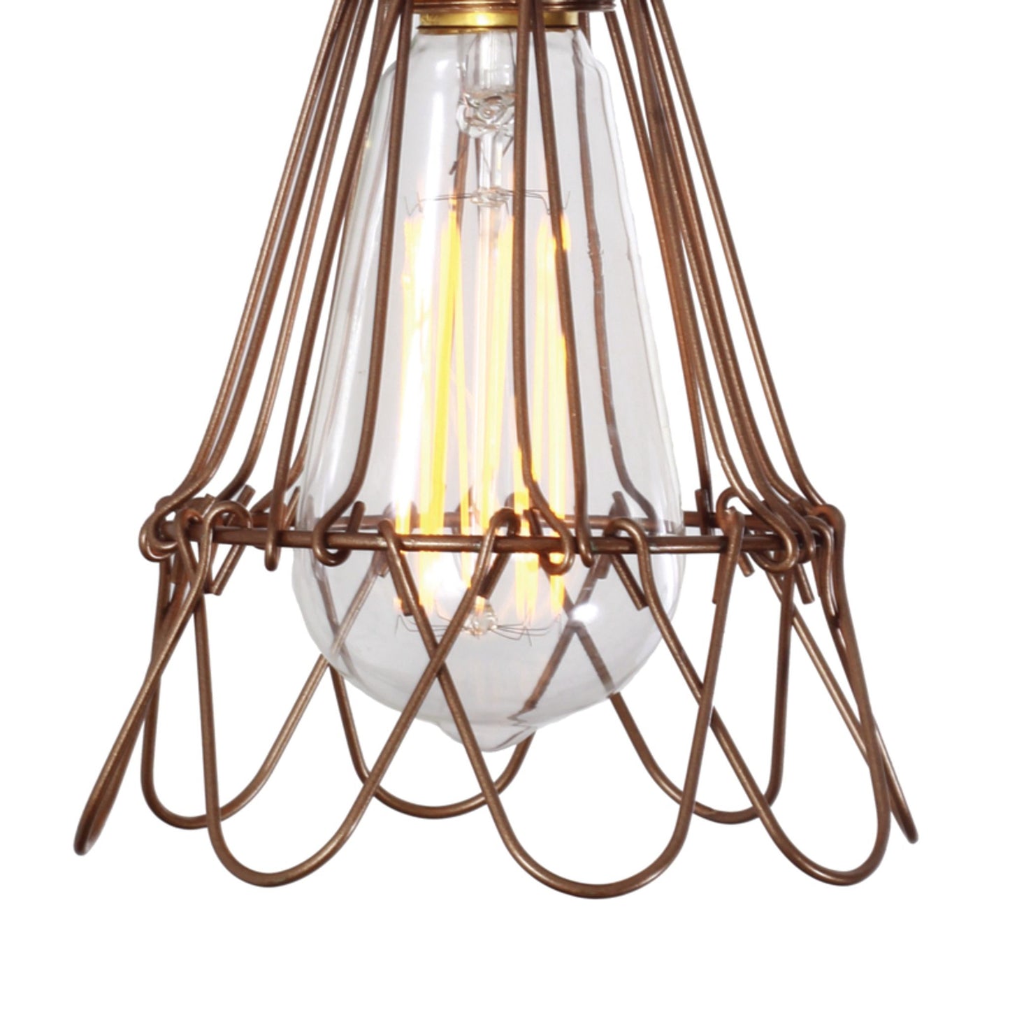 Praia Industrial Cage Pendant Light