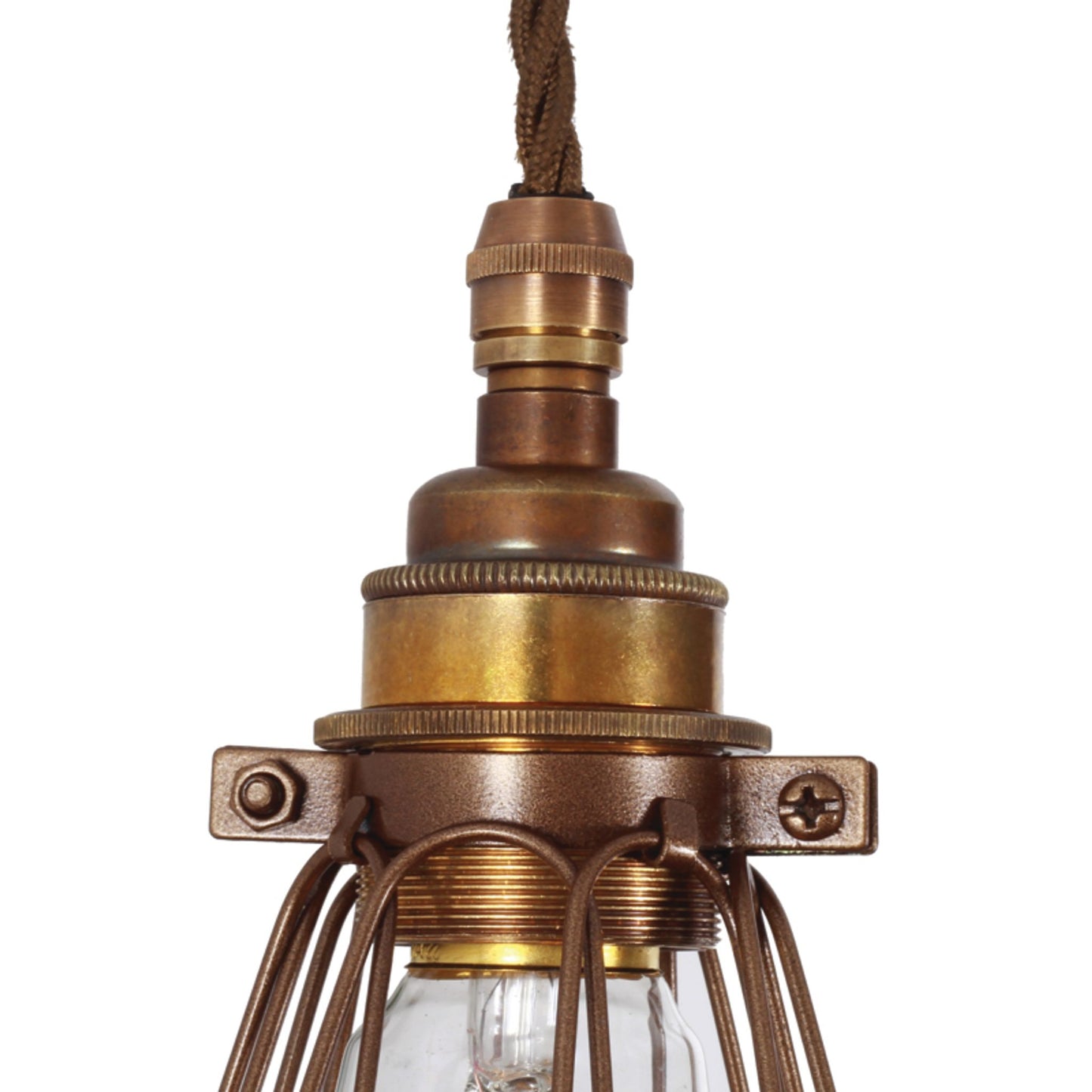 Praia Industrial Cage Pendant Light