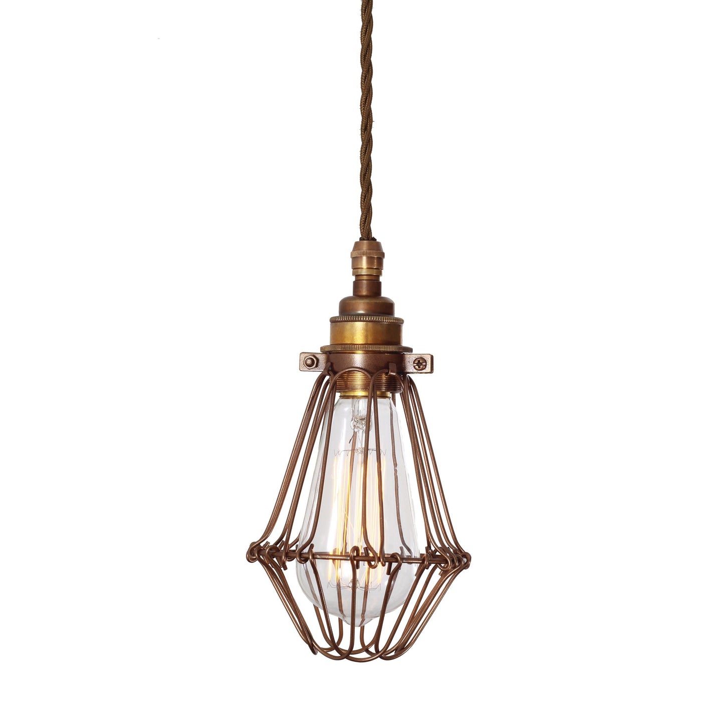 Praia Industrial Cage Pendant Light