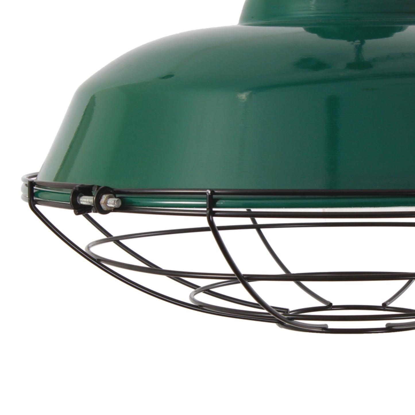 Cobal Industrial Pendant with Powder Coated Cage