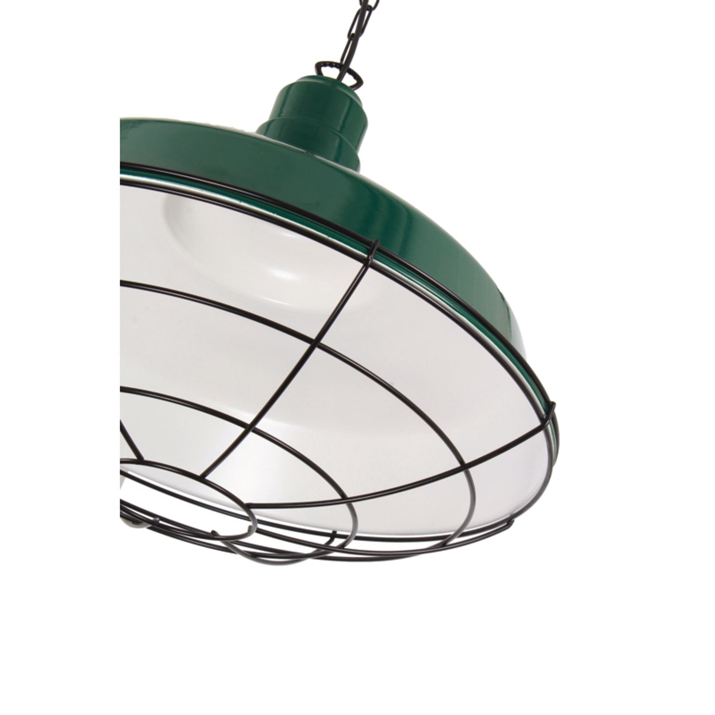 Cobal Industrial Pendant with Powder Coated Cage