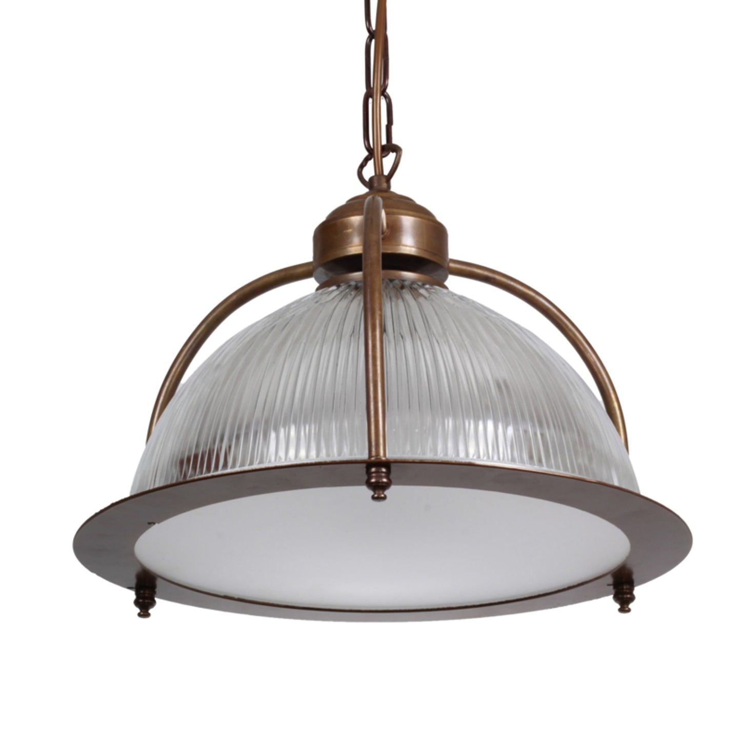 Bousta Holophane Pendant with Glass Diffuser