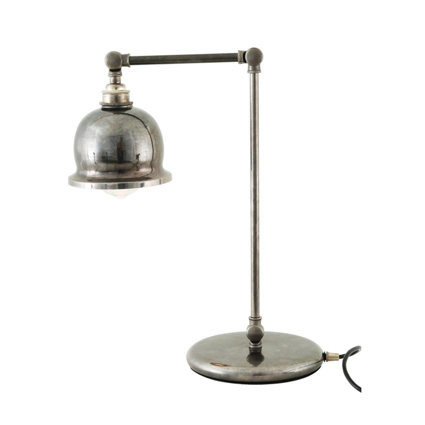 Dale Vintage Brass Bell Shade Table Lamp