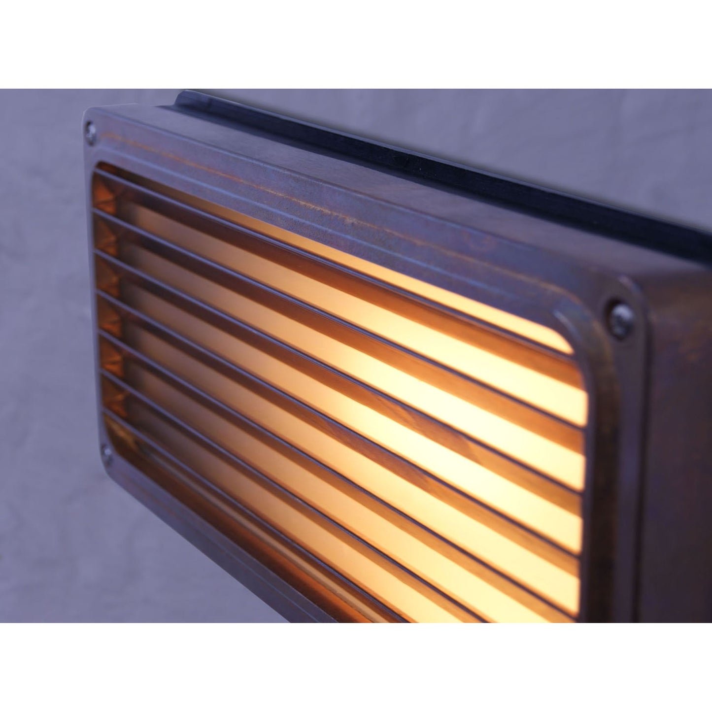 Agher Recessed Grill Wall Light IP54