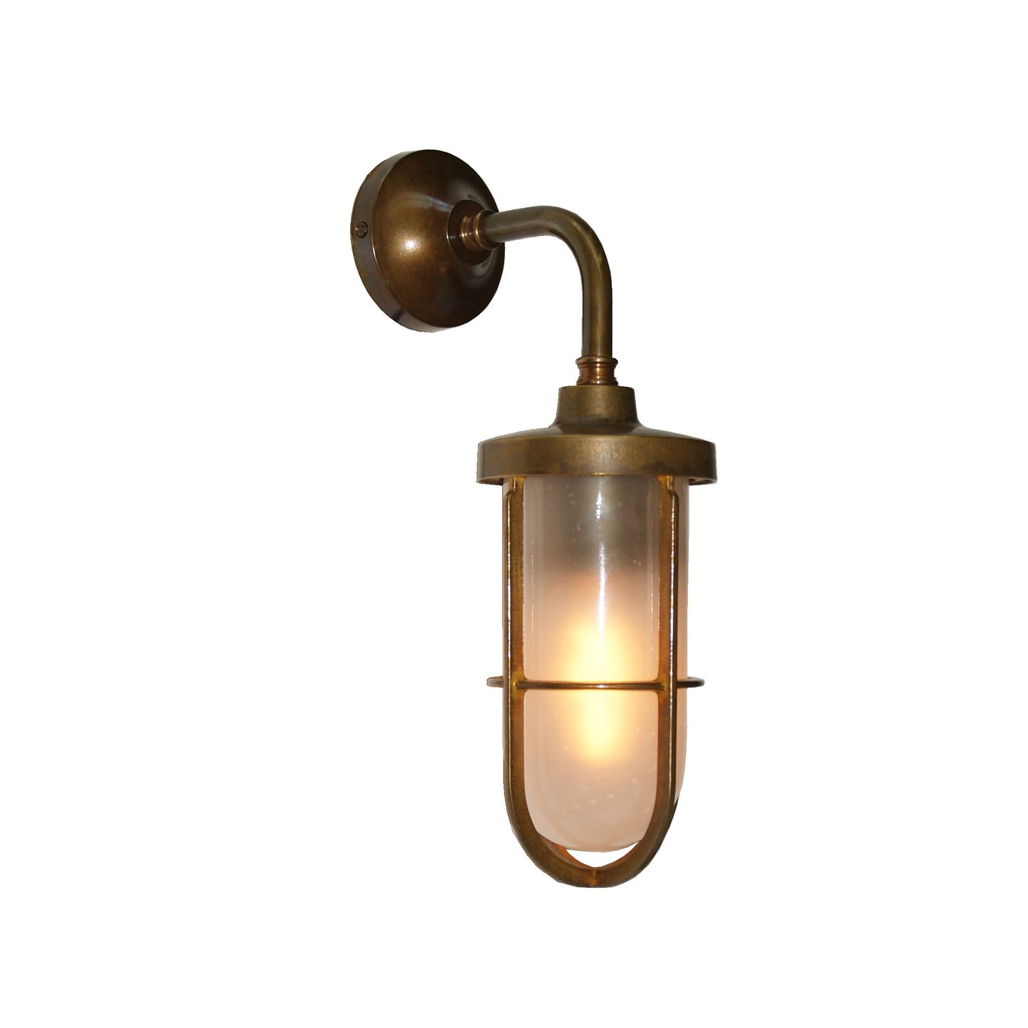 Carac Industrial Well Glass Wall Light IP65