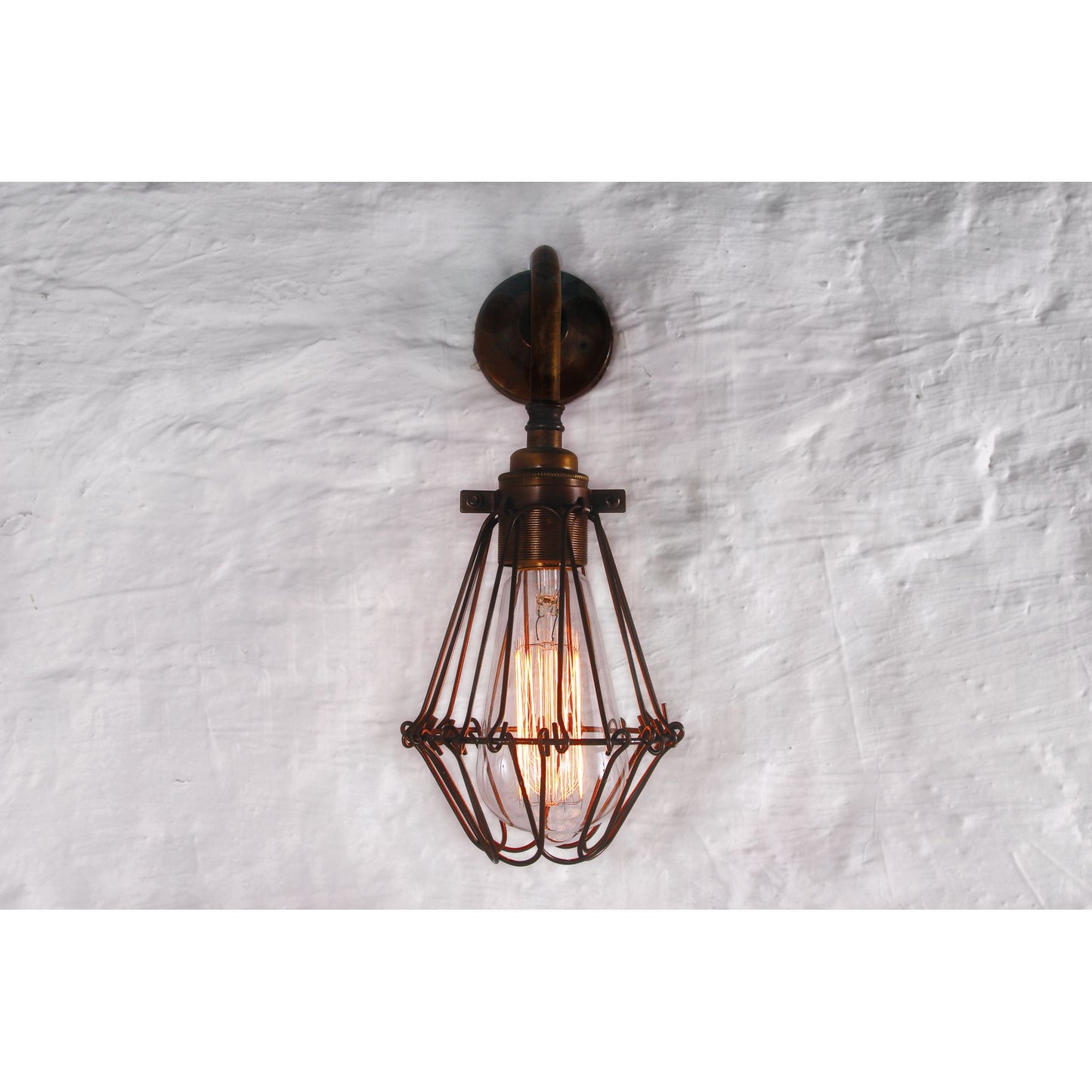 Praia Vintage Cage Wall Light