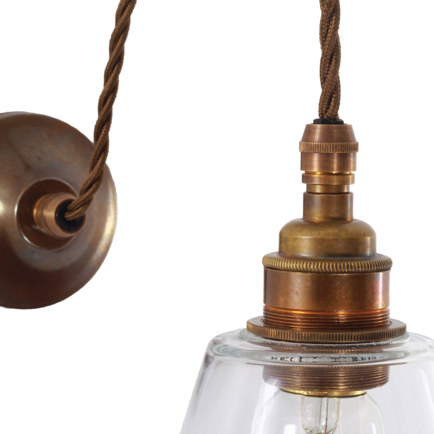 Rigale Coolie Industrial Pulley Wall Light