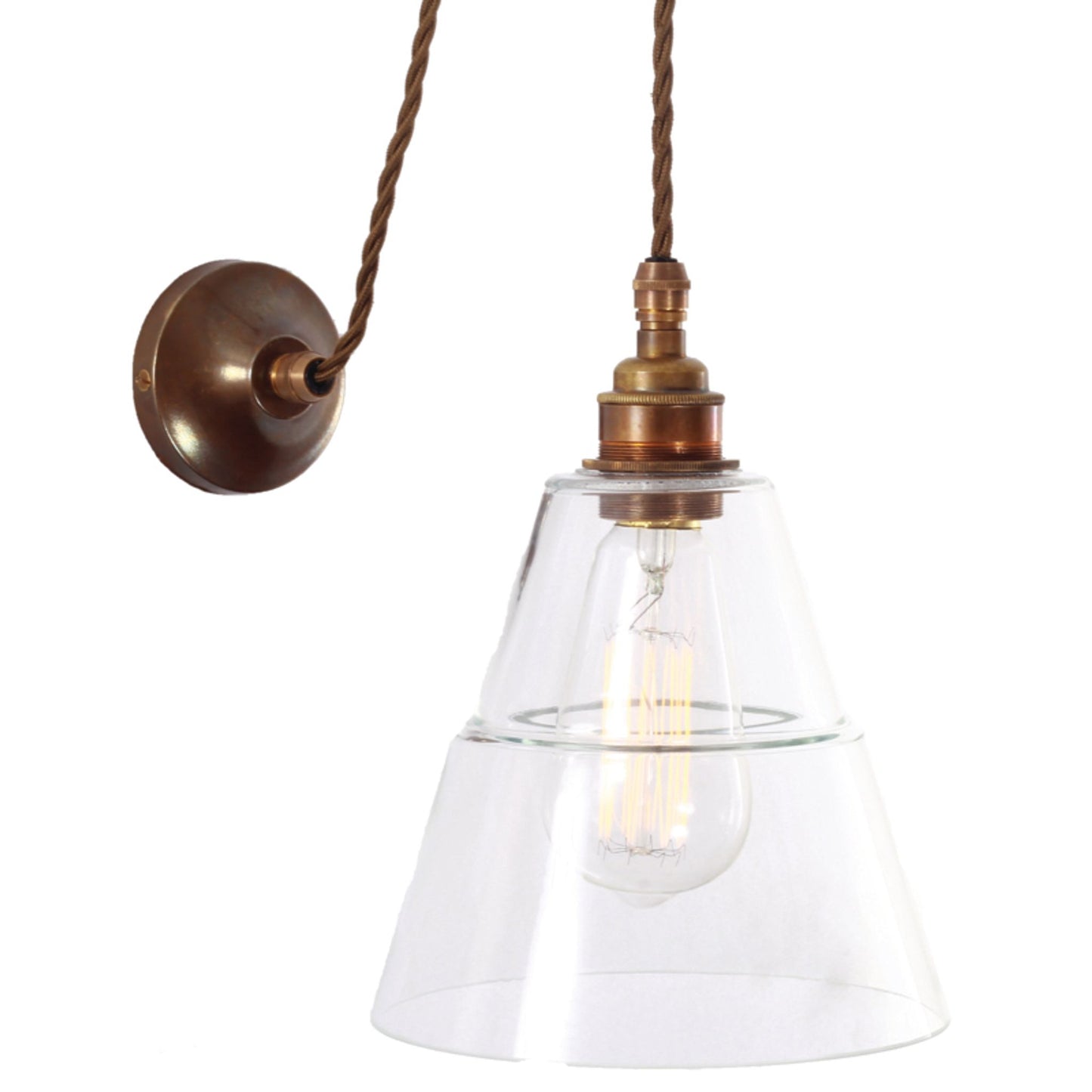 Rigale Coolie Industrial Pulley Wall Light