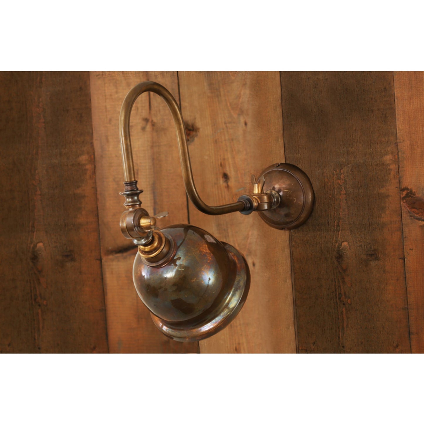 Apia Cast Brass Swivel Wall Light