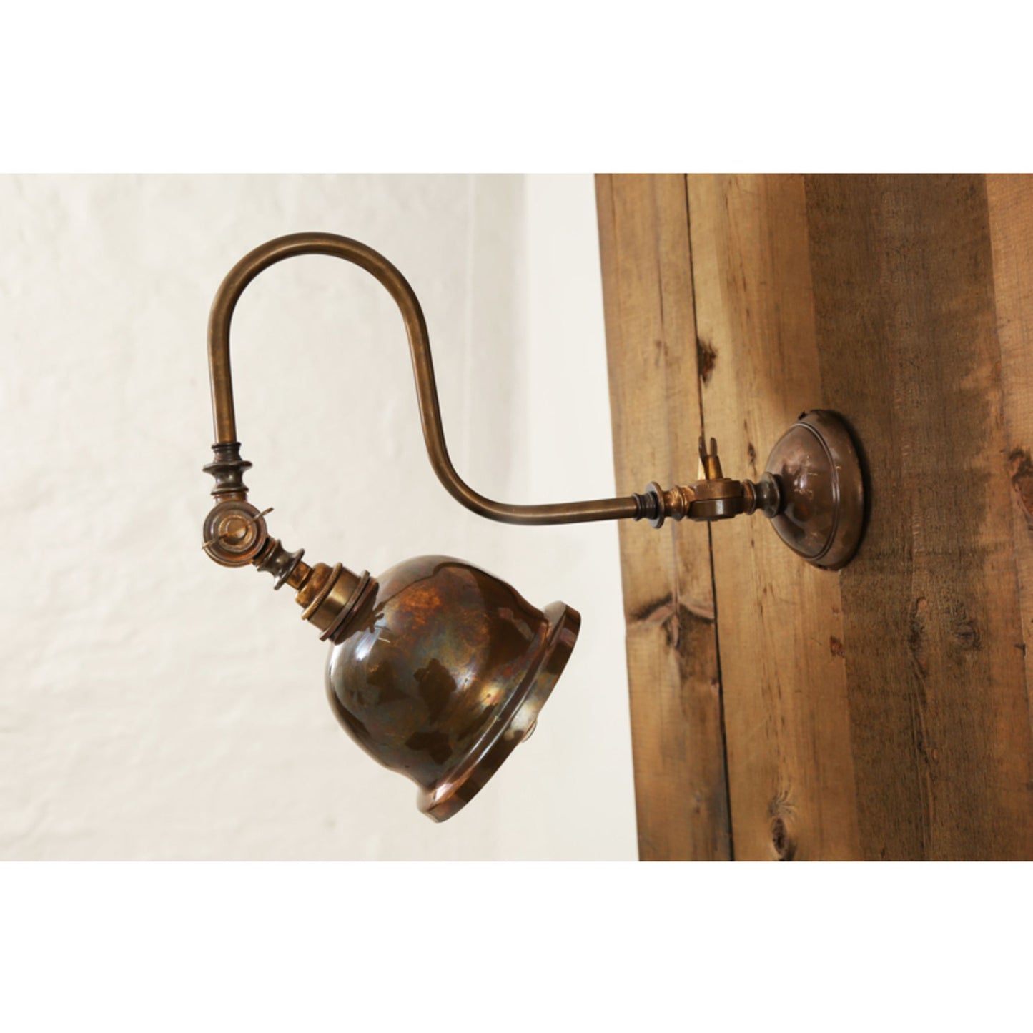 Apia Cast Brass Swivel Wall Light