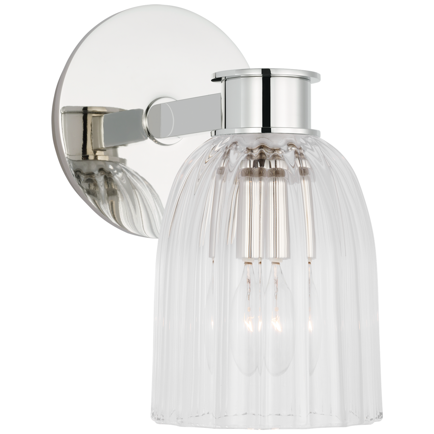 Asalea Single Sconce with Clear Glass