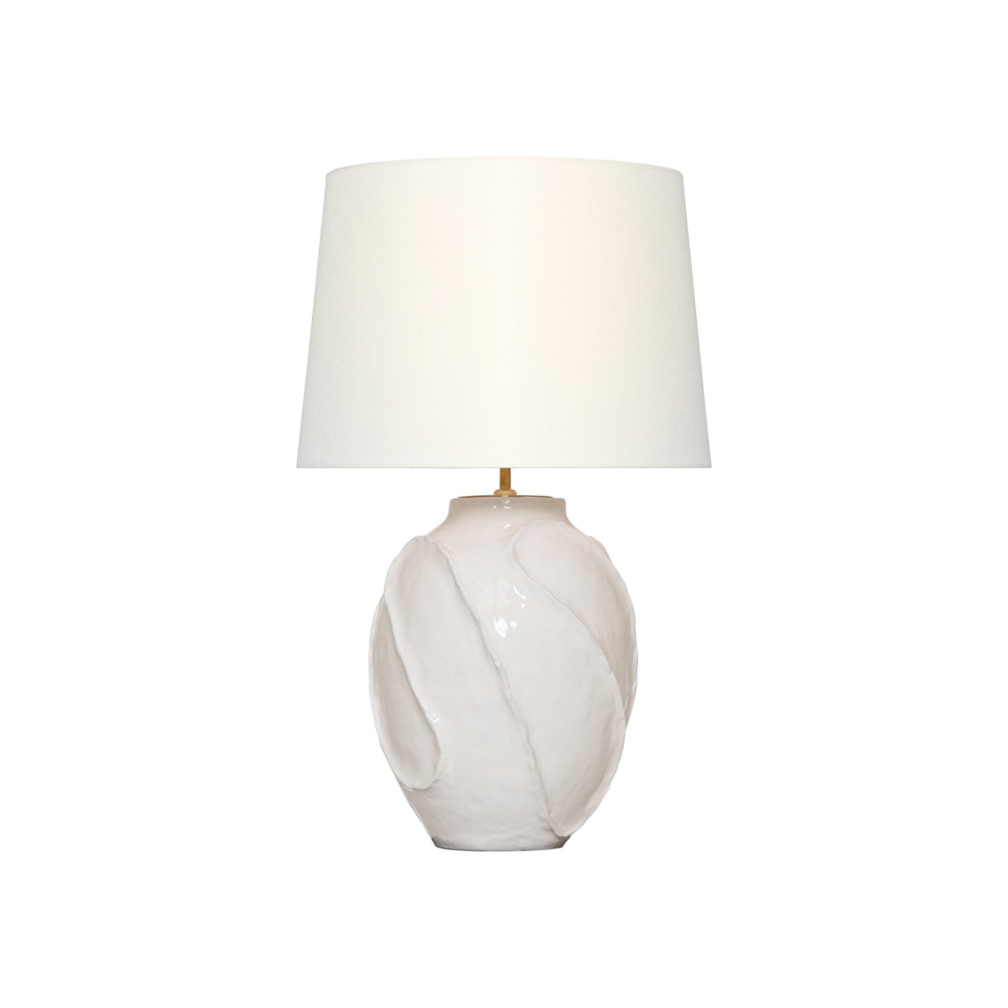 Idalia 28" Sculpted Table Lamp with Linen Shade