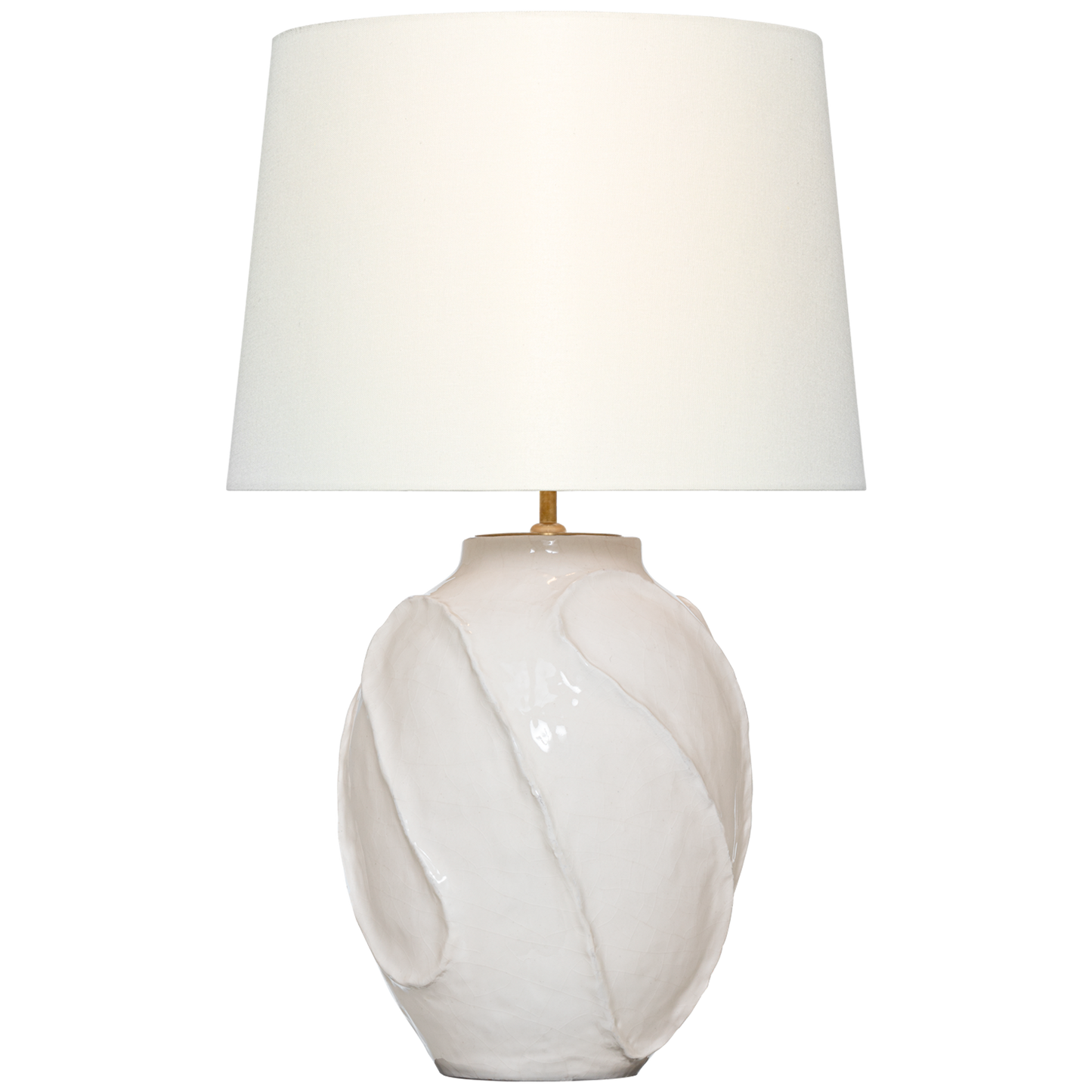 Idalia 28" Sculpted Table Lamp with Linen Shade