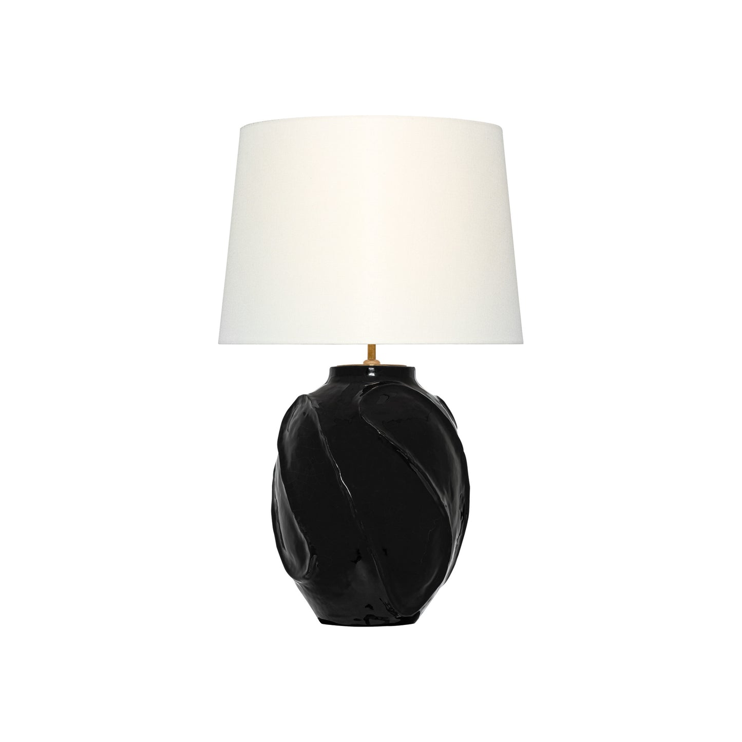 Idalia 28" Sculpted Table Lamp with Linen Shade