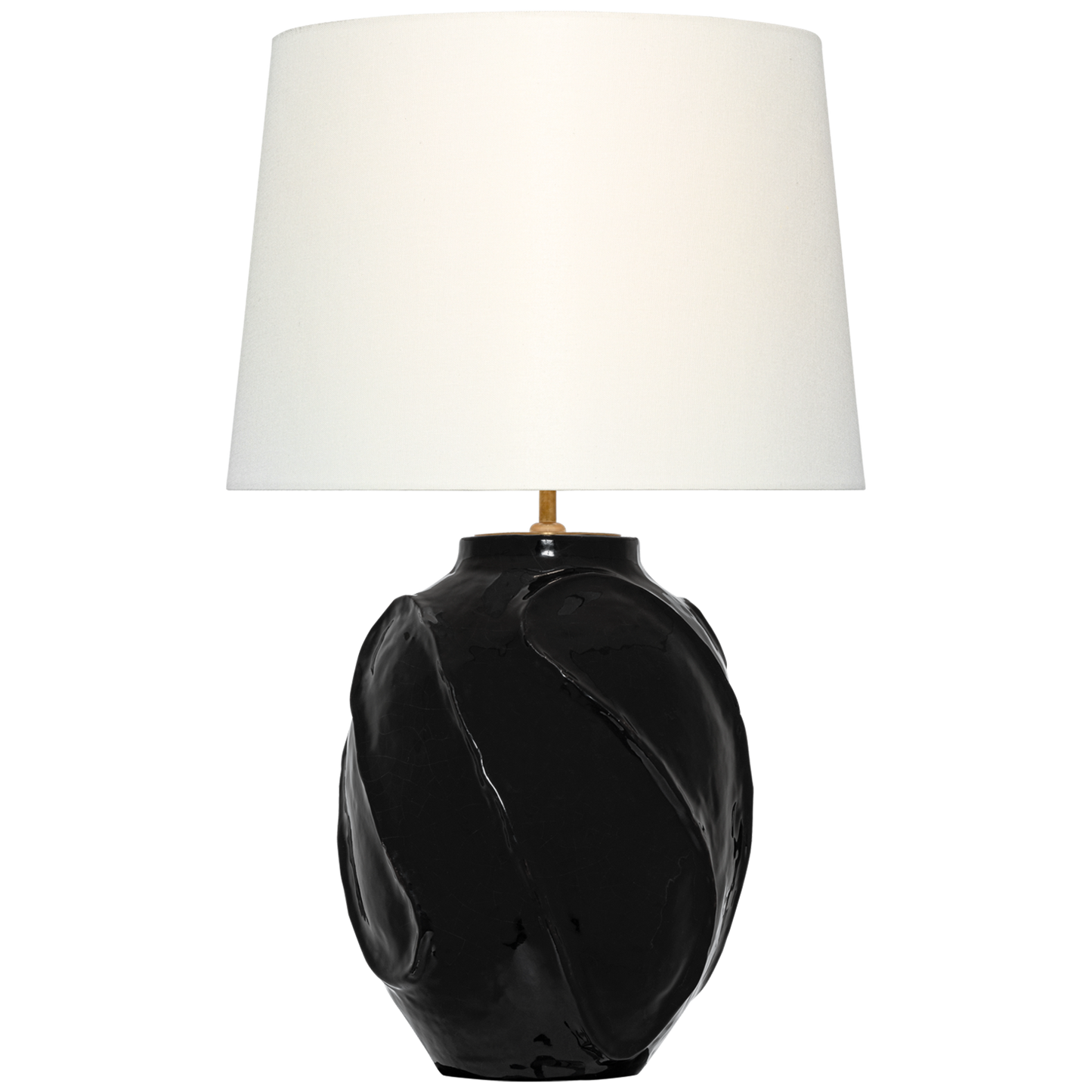 Idalia 28" Sculpted Table Lamp with Linen Shade