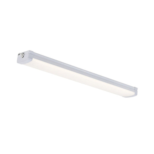 Burbank 90 Sensor Batten Light Fitting in White