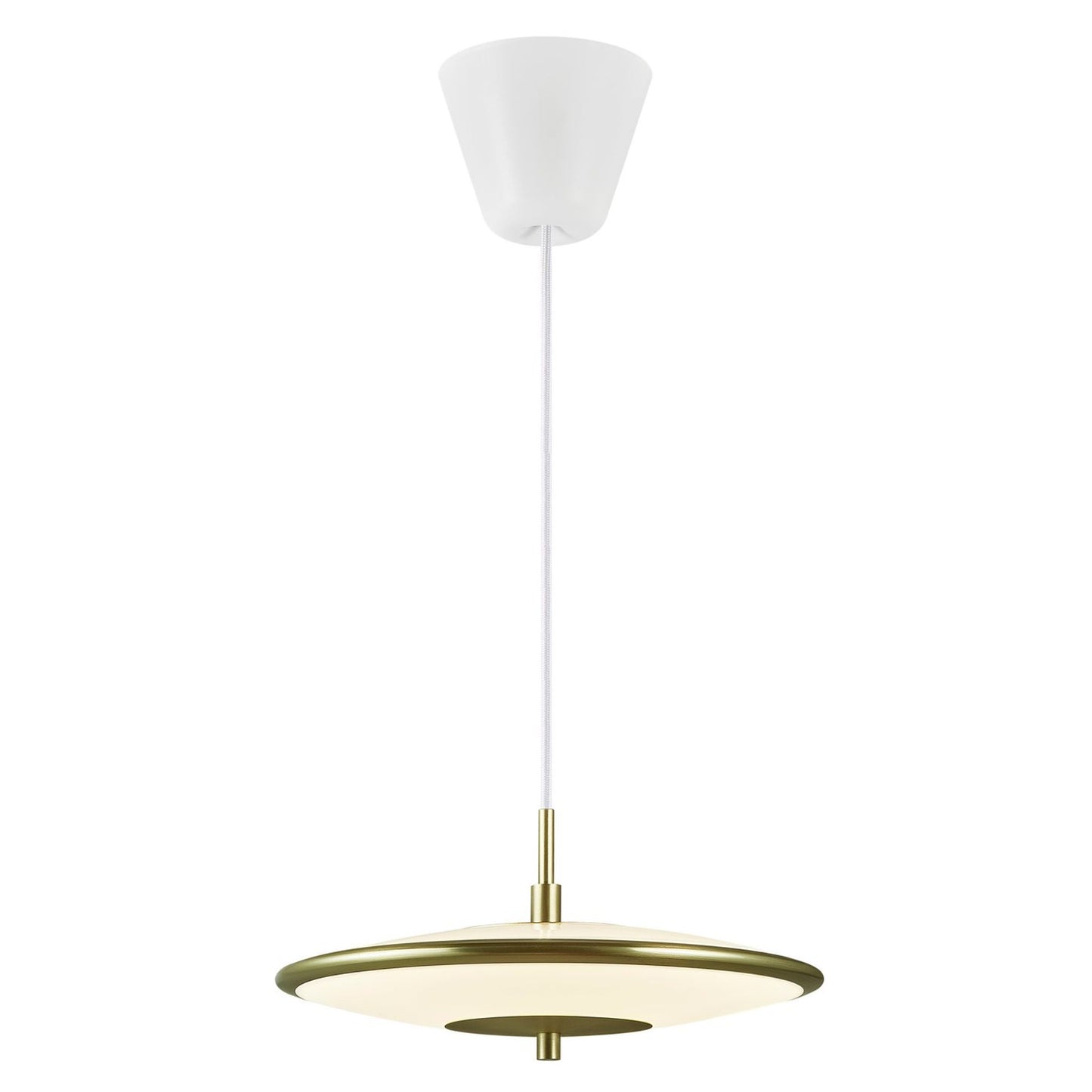 Blanche Pendant in Brass