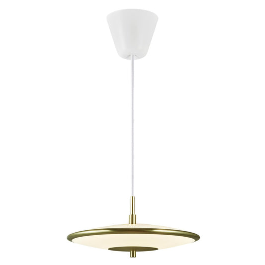 Blanche Pendant in Brass