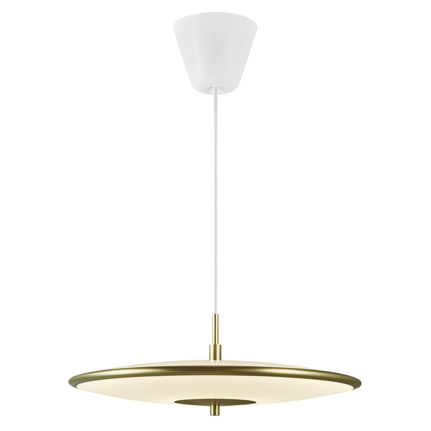 Blanche Pendant in Brass