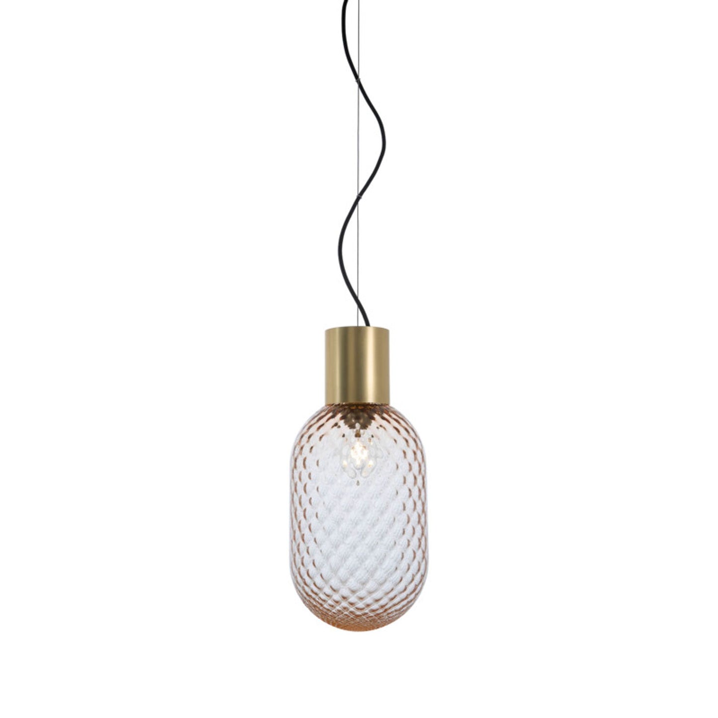 Bloom Pendant in Natural Brass