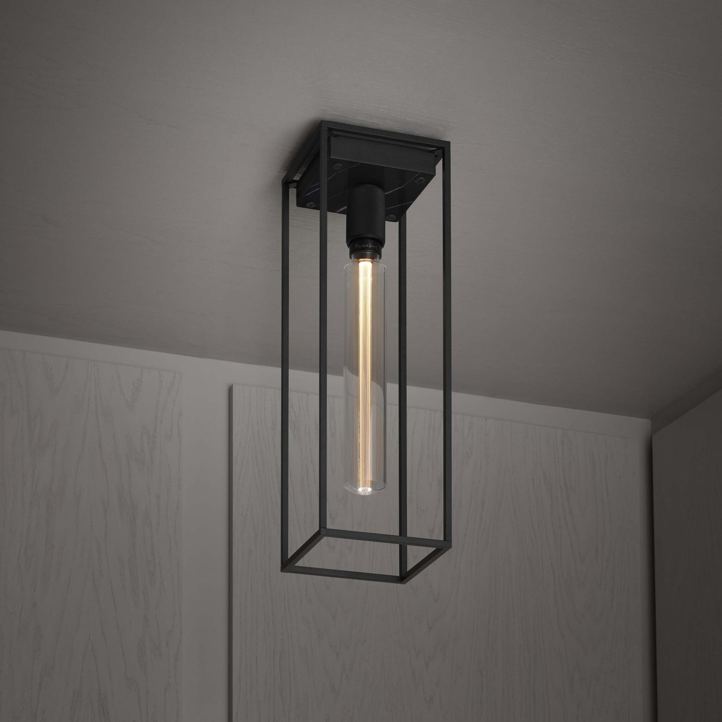 Caged Large Ceiling Light