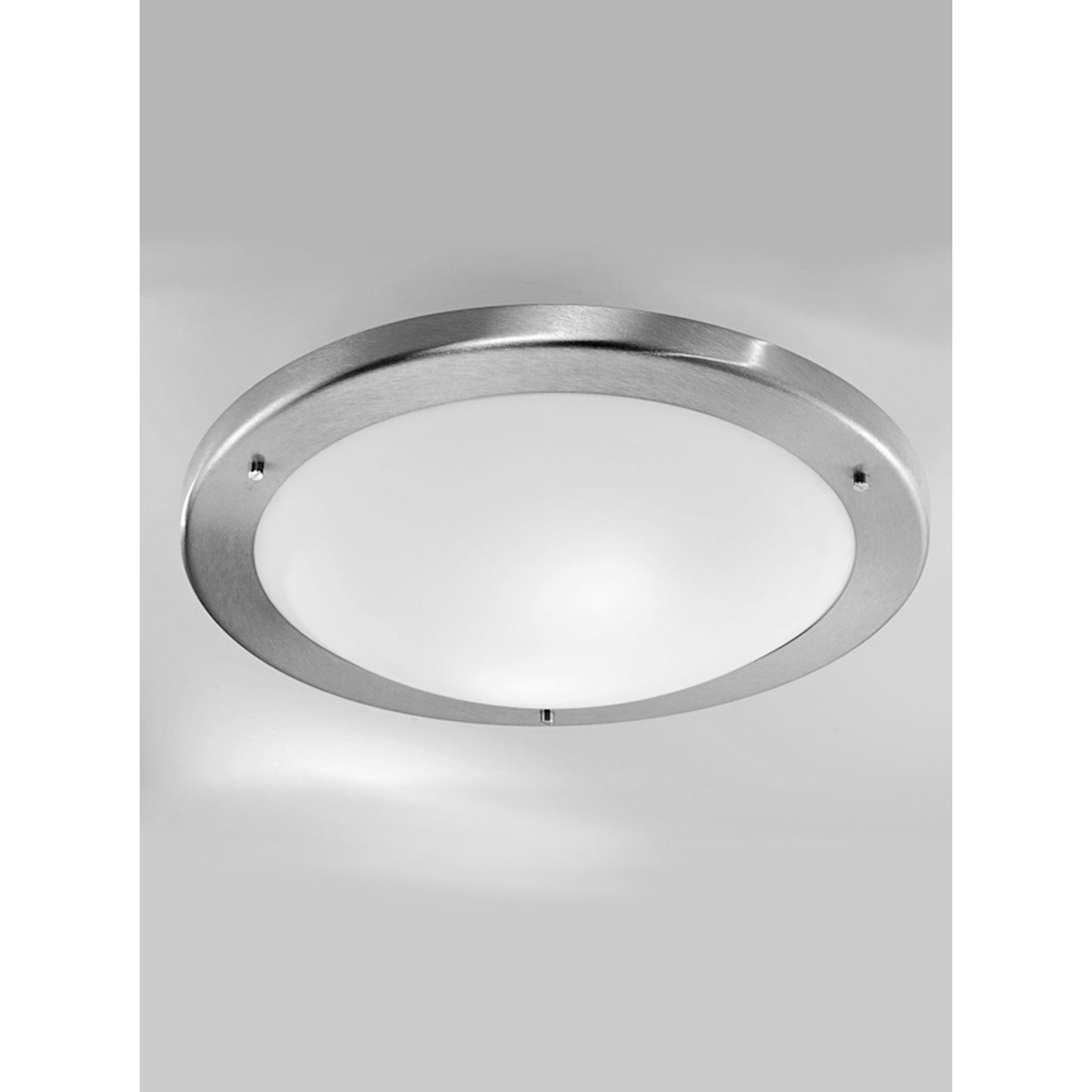 410mm Circular Flush Mount in Satin Nickel