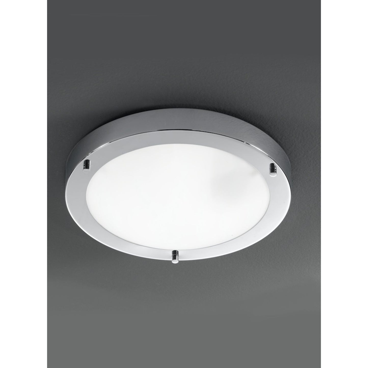 310mm Circular Flush Mount IP44 in Chrome