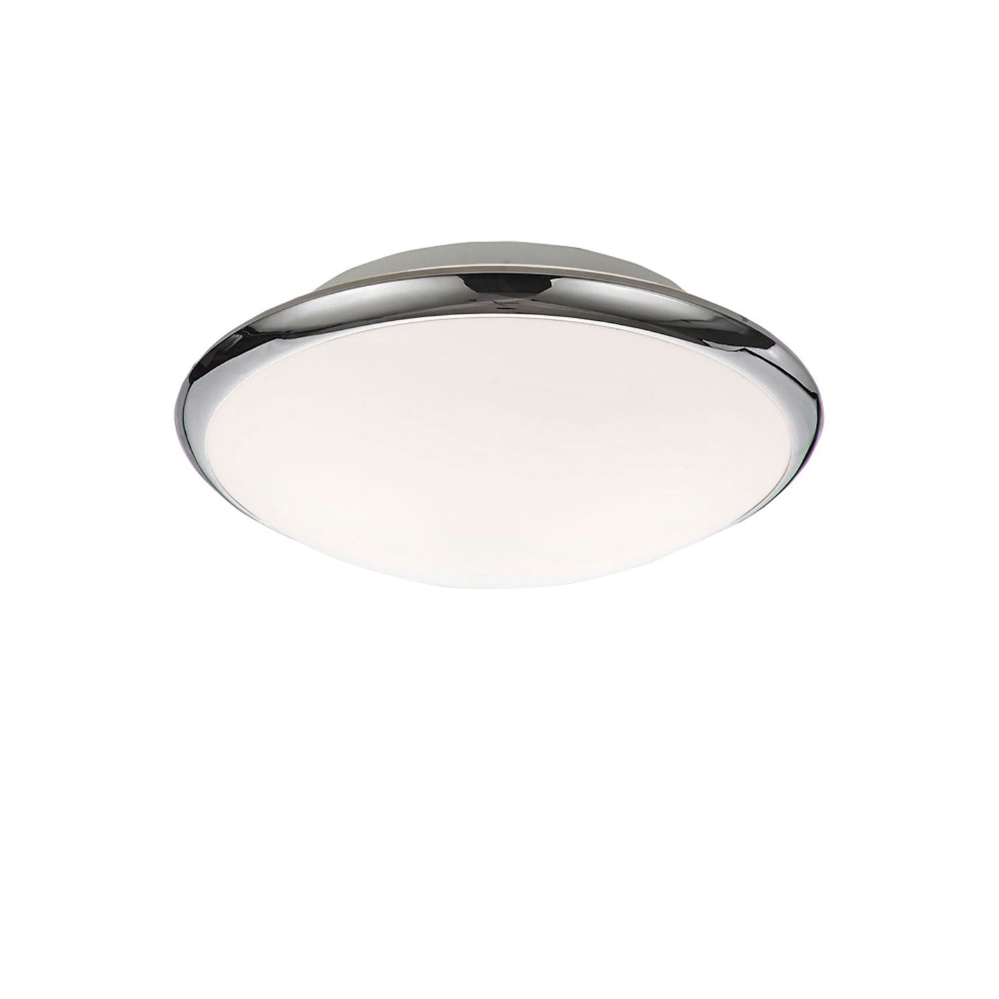 330mm Bathroom Flush Mount IP44 in Chrome