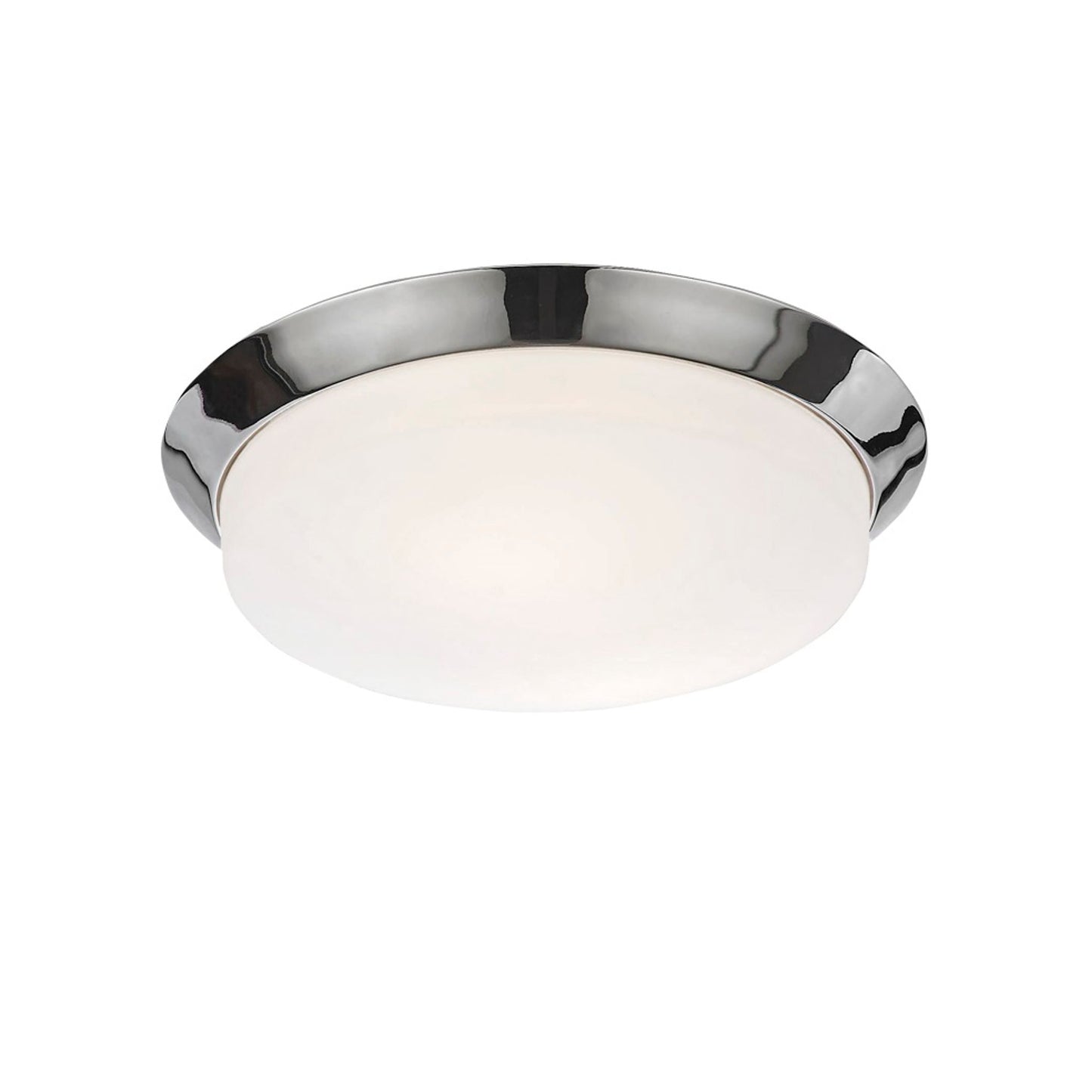 330mm Bathroom Flush Mount IP44 in Chrome