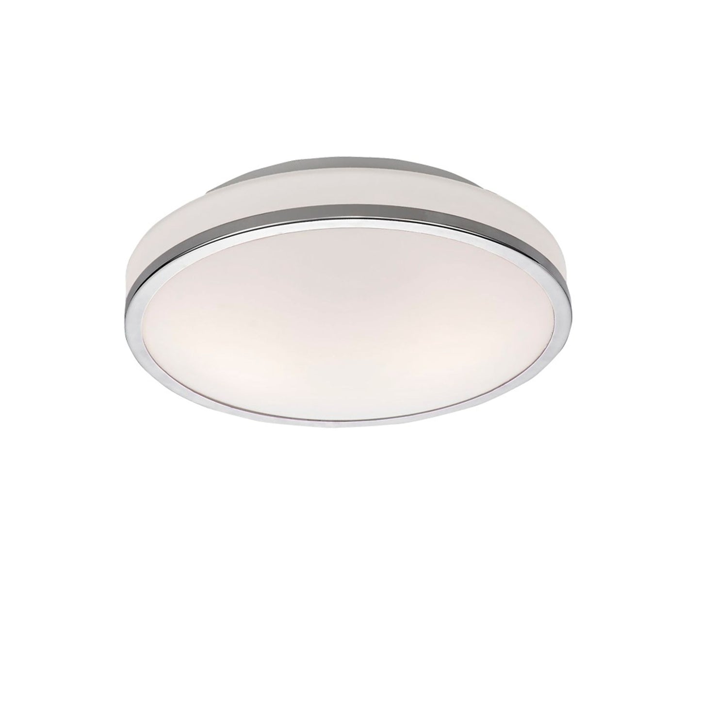 280mm Bathroom Flush Mount IP44 in Chrome