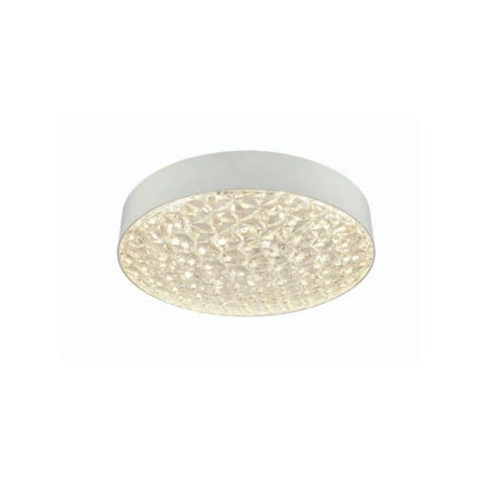 LED Polycarbonate Ceiling Light IP44 in White