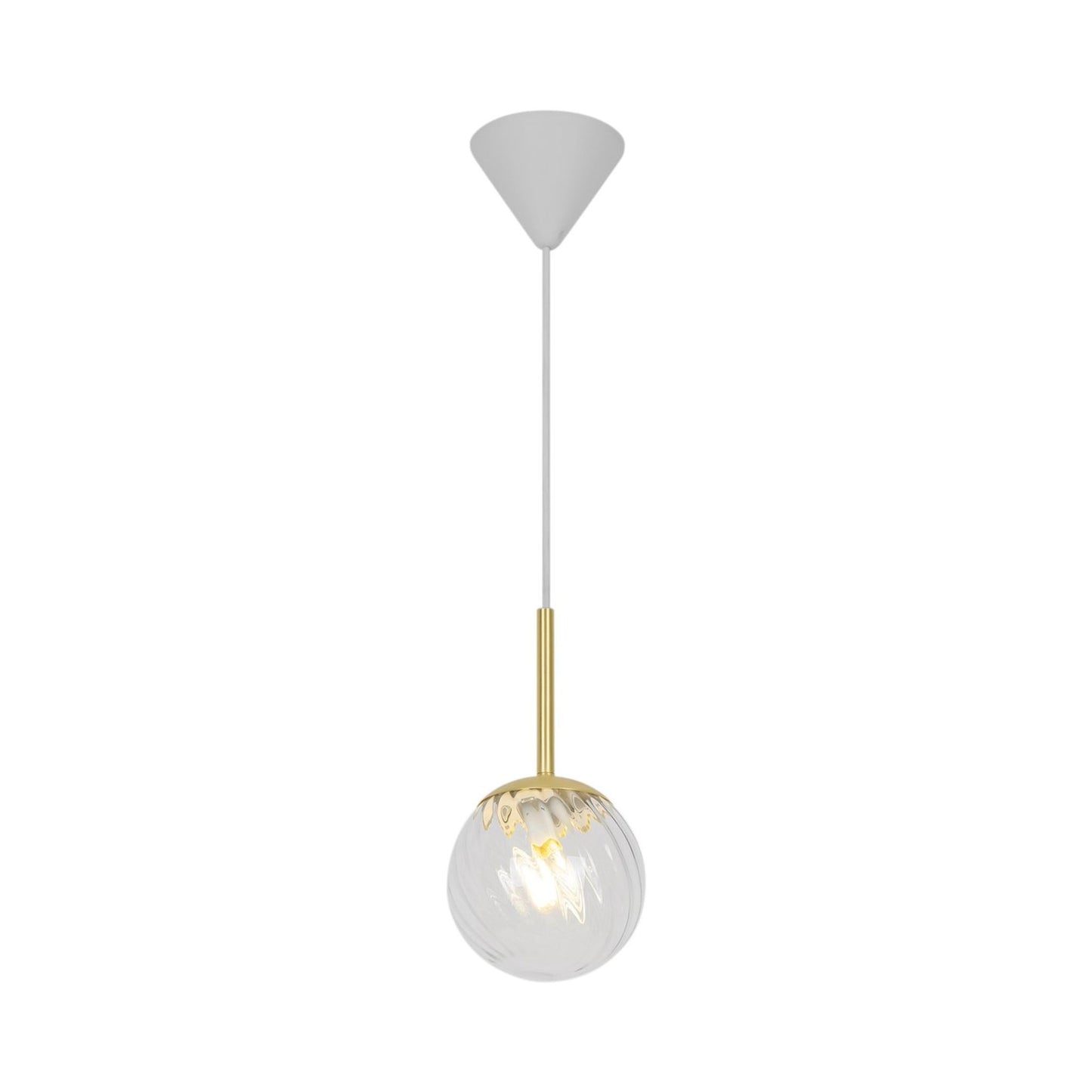 Chisell Pendant in Brass