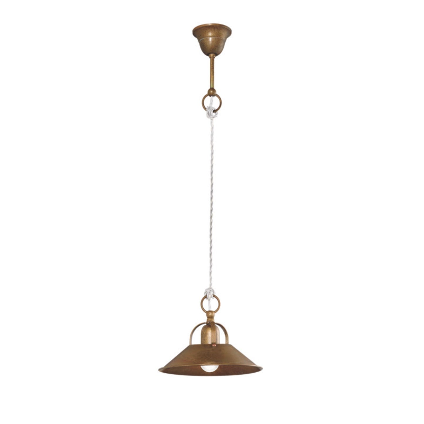 Cascina Pendant in Antique Brass