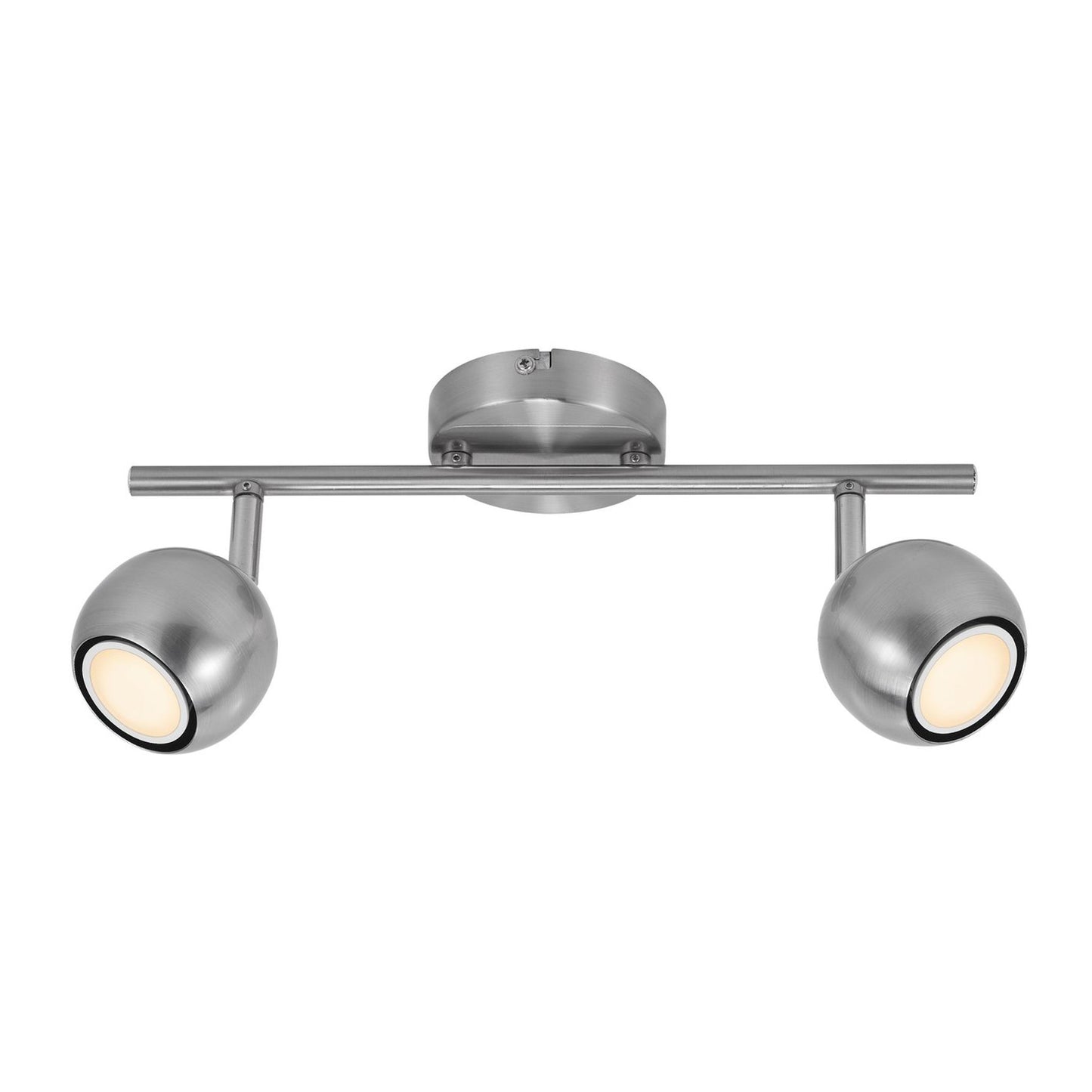 Chicago 2 Ceiling Spot Light in Brushed Steel