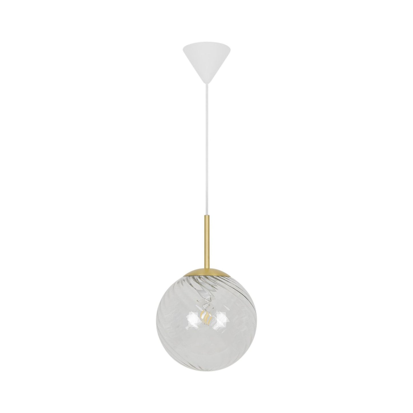 Chisell Pendant in Brass