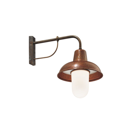 Contrada Wall Light in Antique Brass and Antique Copper